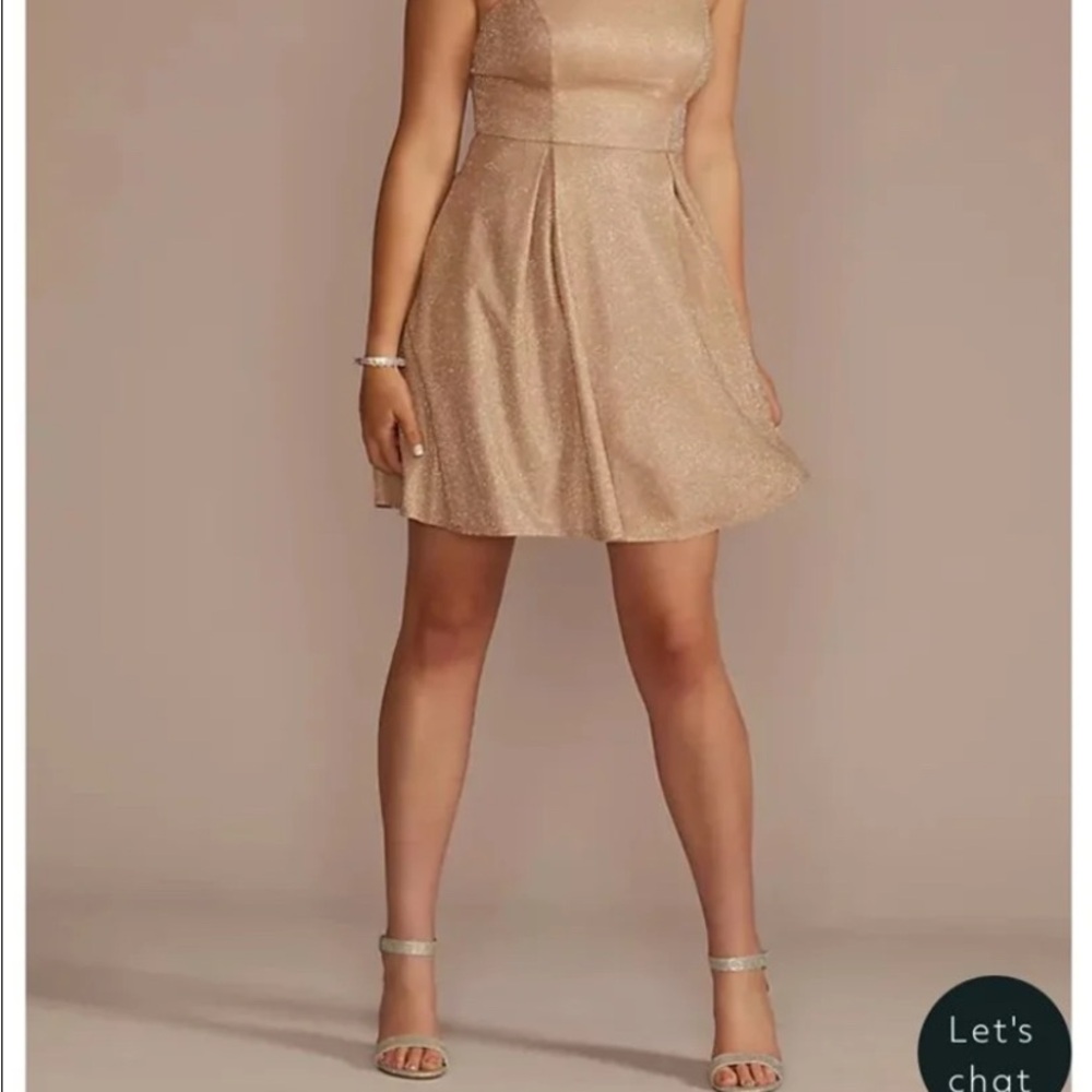 Gold Sleeveless Dress